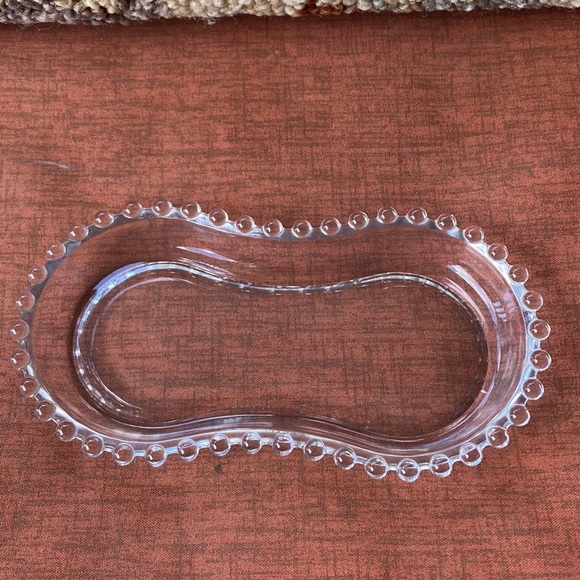 Vintage Imperial Glass Candlewick Open Sugar, Creamer & Tray - Picture 11 of 12